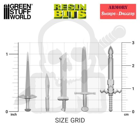 Battle-Models > 3D printed set - Swords & Daggers - miecze i sztylety ...